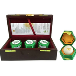 An cung ngưu hoàng hoàn rùa vàng hộp gỗ 3 viên