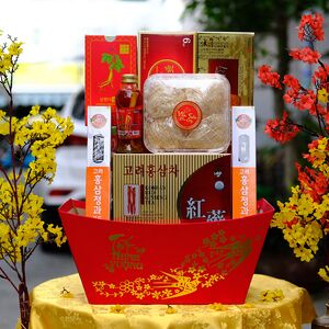 Giỏ Quà Tết Yến Sào Cao Cấp Sang Trọng  NPS53-G3650