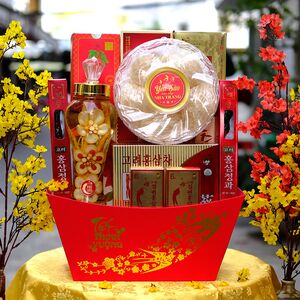 Giỏ Quà Tết Yến Sào Cao Cấp Sang Trọng NPS54-G7850