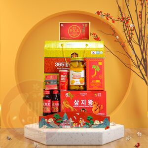 Giỏ Quà Tết Cao Cấp Sức Khoẻ CBMIX3-B3-G990