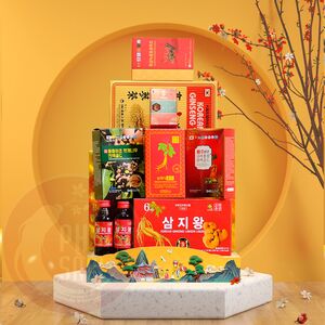 Giỏ Quà Tết Cao Cấp Sức Khoẻ CBMIX6-B8-G1280