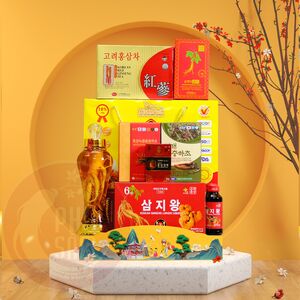 Giỏ Quà Tết Sức Khoẻ Hồng Sâm CBMIX8-B4-G1550