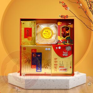 Hộp Quà Tết Yến Sao Đông Trùng Cao Cấp Sức Khoẻ CBS21-48-H3450