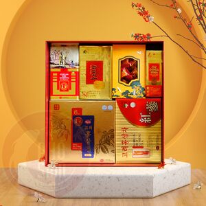 Hộp Quà Tết Cao Cấp Sức Khoẻ CBS41-46-H3380