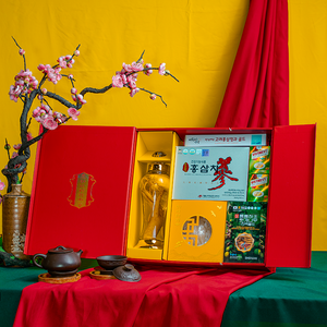 Hộp Quà Tết Yến Sào Hồng Sâm Cao Cấp PS26-B3-H2540