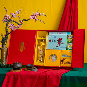 Hộp Quà Tết Yến Sào Hồng Sâm Cao Cấp PS26-B3-H2745