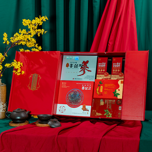 Hộp Quà Tết Hồng Sâm Tặng Đối Tác PS26-B4-H1750