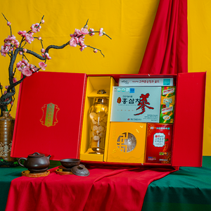 Hộp Quà Tết Yến Sào Hồng Sâm Cao Cấp PS26-B4-H2750