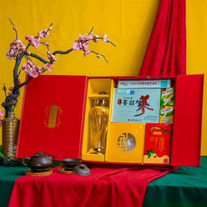 Hộp Quà Tết Yến Sào Hồng Sâm Cao Cấp PS26-B5-H2510