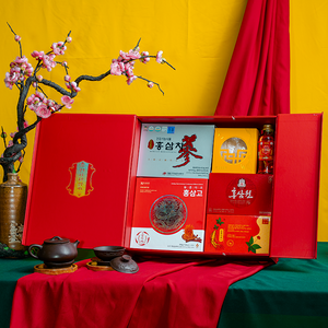 Hộp Quà Tết Yến Sào Cao Hồng Sâm Hàn Quốc PS26-B7-H2160