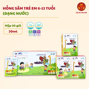 Nước hồng sâm Baby Daedong 6 - 13 tuổi 30 gói x 20ml
