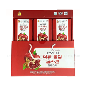 Thạch Lựu Hồng Sâm Collagen Dream Everyday Jelly Stick 30 gói