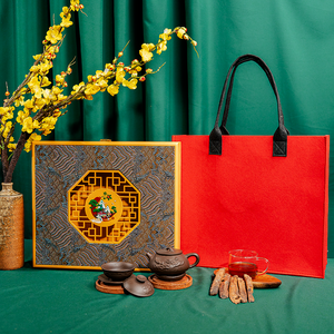 Hộp Quà Tết Bằng Gỗ Tự Nhiên Sơn Nhũ Ánh Kim Premium Cao Cấp