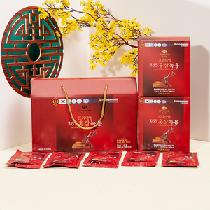 Nước Hồng Sâm Linh Chi Nhung Hươu 365 Hankwanjang 20 gói x 70ml